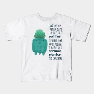 Handmade Ceramic Plant Pot Kids T-Shirt